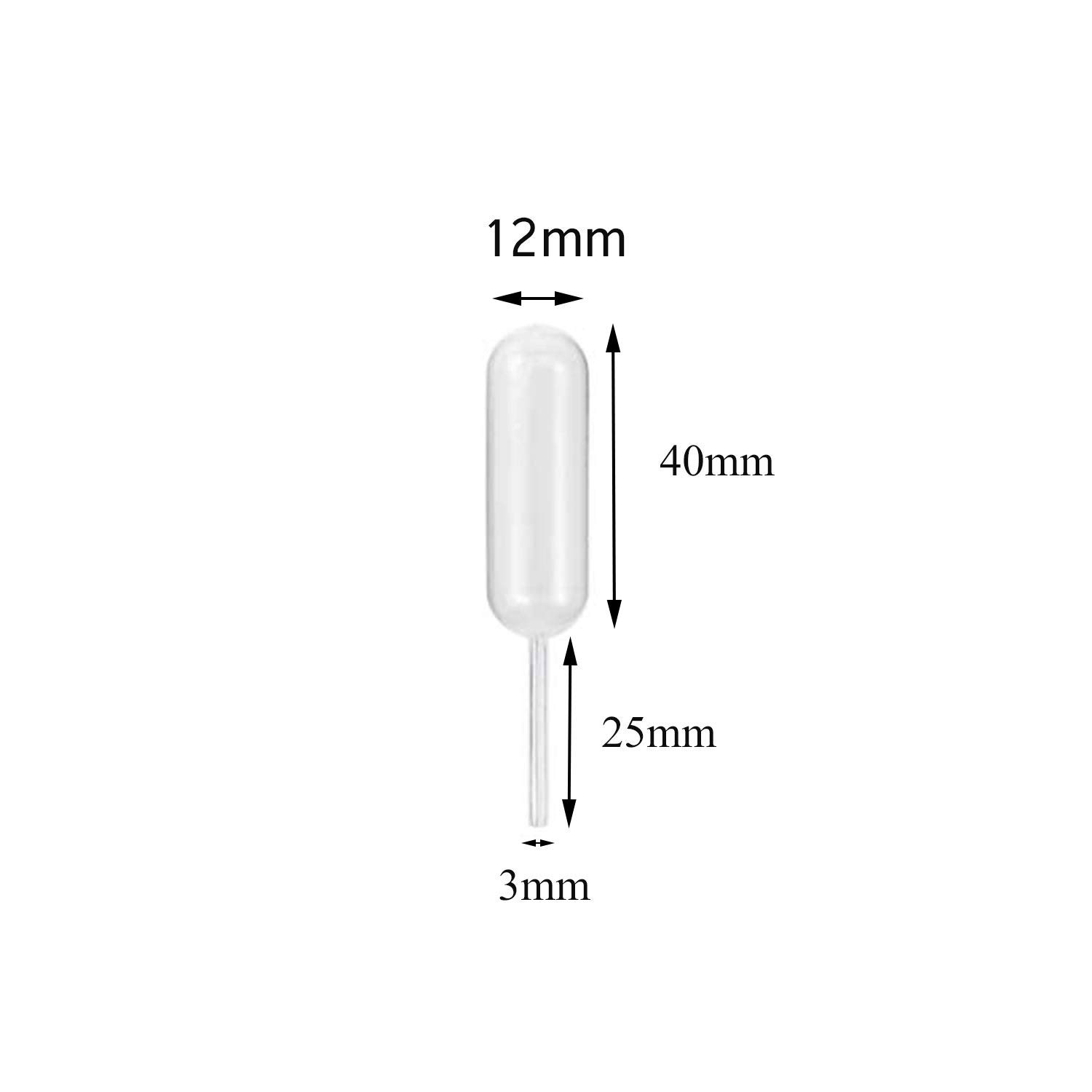 100PCS 4ml Dessert Pipettes, Plastic Squeeze Transfer Pipettes Dropper Liquid Injector for Cupcake Strawberries Chocolate Ice Cream