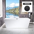 WOODBRIDGE BTA1512-ORB-Drain&O Bathtub, 67 Inch, Oil-Rubbed Bronze