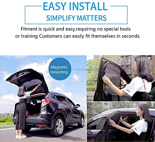 Car Sun Shade Sunshades for Citroen C3XR 2015-2023, Front Rear and Side Window Visor Blocking Uv Rays Reduce Glare