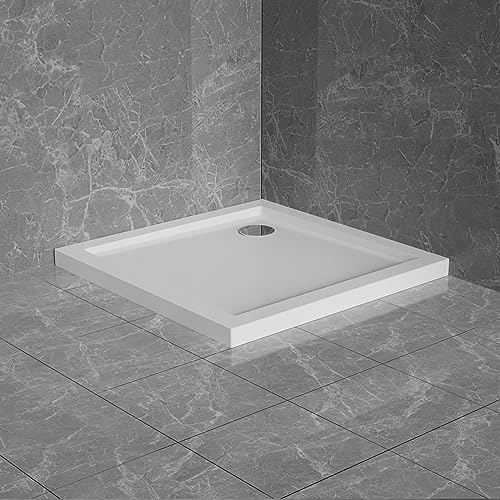 Goodyo 32 in x 32 in Corner Drain Shower Base in White