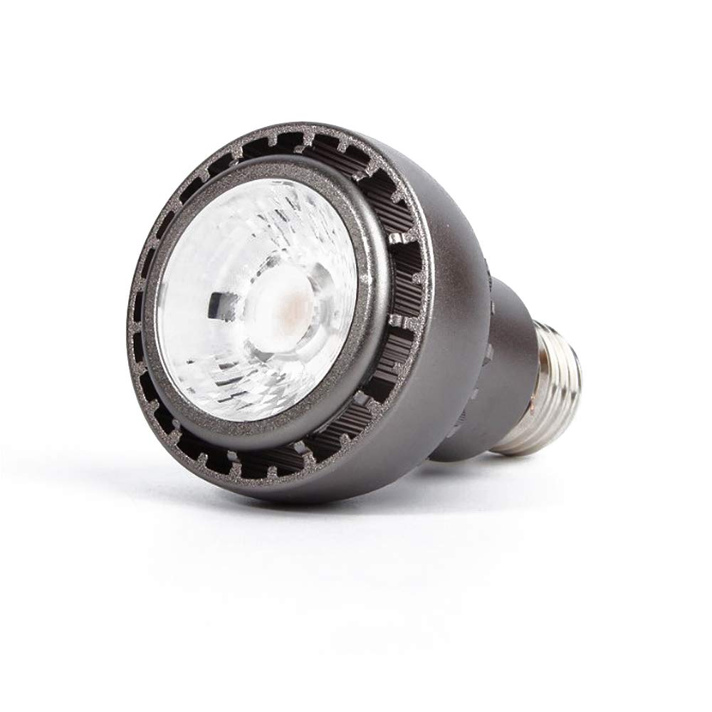 Aolyty 12w (50W Equivalent) PAR20 LED Spotlight Bulb 1200lm E26 Base 30° Beam Angle Aluminum Shell COB Chip On Board Light (Natural White)