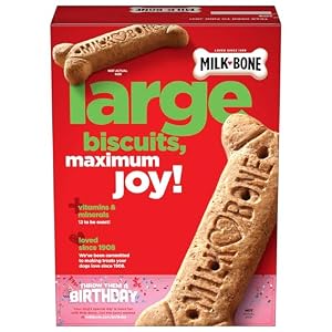 Milk Bone Original Dog Treats for Large Dogs 24 Ounce Crunchy Biscuit Helps Clean Teeth Pack of 2