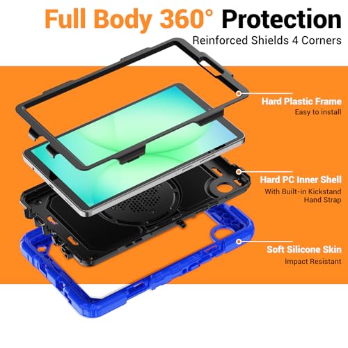 Coque Samsung Tab A11 8.7 Remplacement Écran Évité avec Protège-Écran TPU