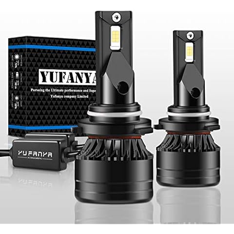9006 LED Headlight Bulbs-6000K Xenon White 110W 18,000lM Extreme Bright HB4 LED Conversion Kit Plug&Play Canbus Ready Adjustable Beam,Pack of 2 Cover