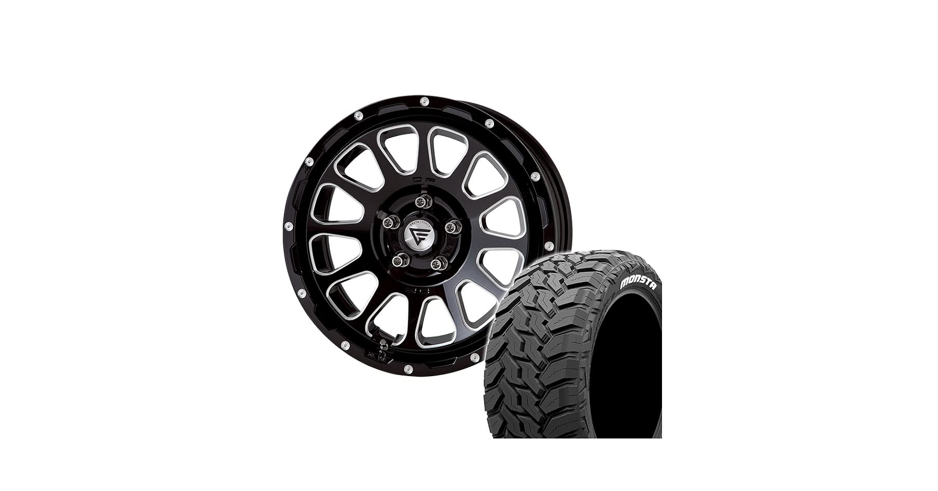 Amazon | タイヤホイール 4本セット価格 DELTA FORCE OVAL 17X8