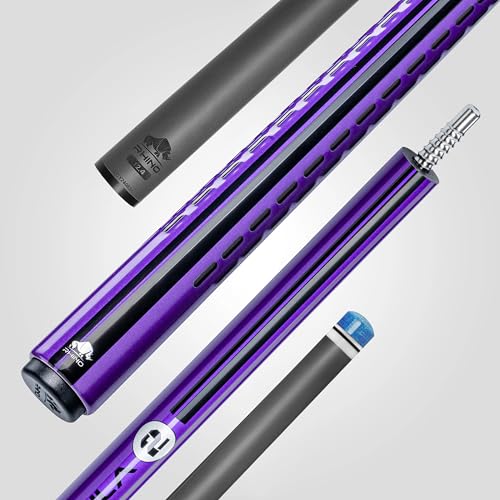 RHINO Nebula 2 Pool Cue - Amethyst Purple - 100% Carbon Fiber Shaft & Composite Butt. Time Crystal Tip