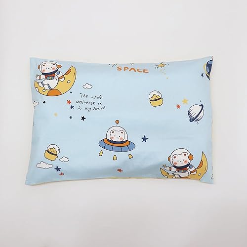 Miniatura 3 de Juego de ropa de cama de cuna 100% algodón para bebés, niños y niñas, 3 piezas, incluye funda de edredón, sábana bajera, funda de almohada,