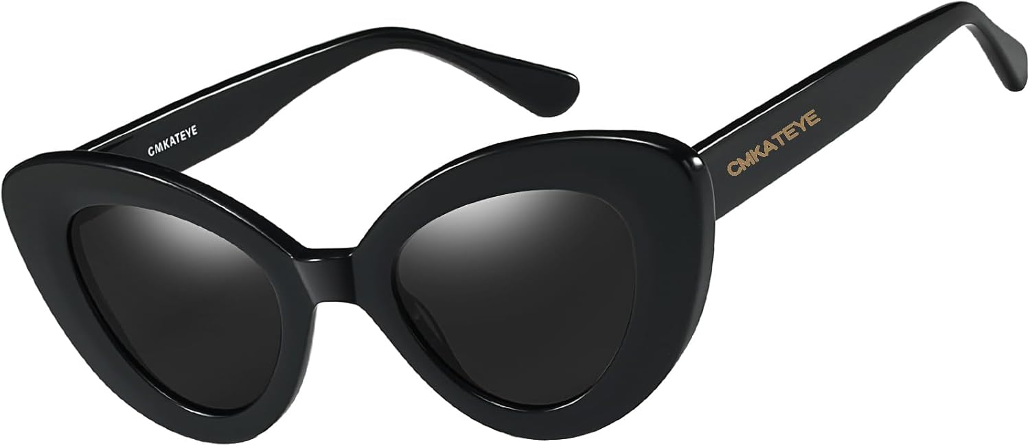 Cat Eye Sunglasses for Women, Trendy Retro UV Protection Sunglass, Stylish Vintage Cute Shades