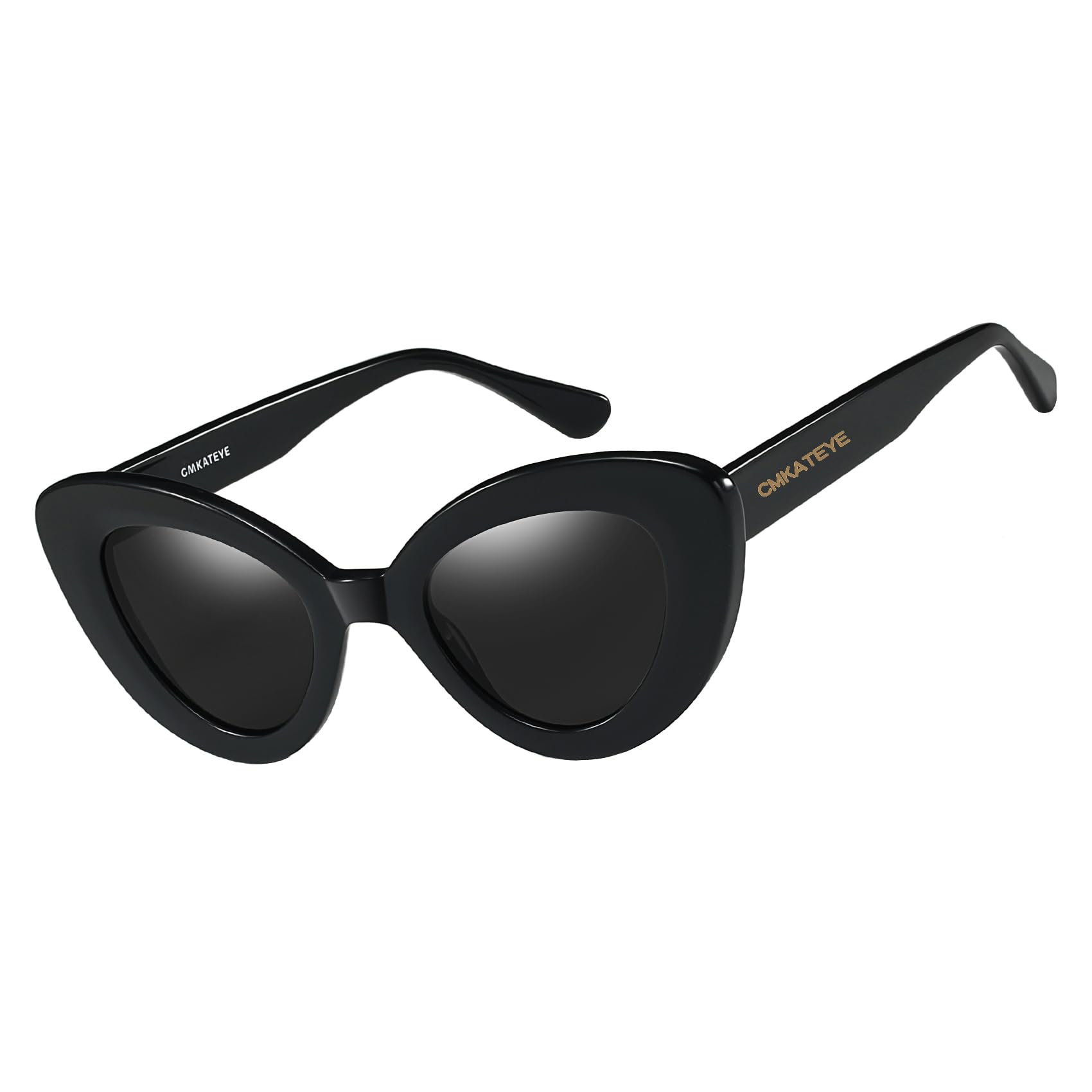 GMKATEYE Cat Eye Sunglasses for Women, Trendy Retro UV Protection Sunglass, Stylish Vintage Cute Shades