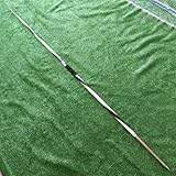 Mountainsports Elite Javelin 800 Grams 70 Meter - IAAF Certified [1 Year Warranty] Boy's High School College Track and Field Javelins, Black with White Spiral Javelin Throw