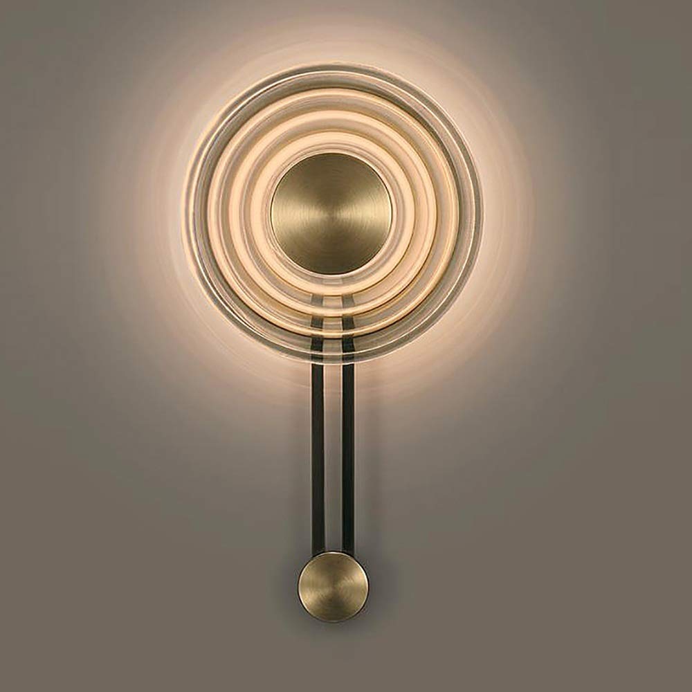 JYBNBBE Wall Sconces, Creative Light Copper Living Room Wall Bedroom Bedside Lamp Personality Aisle Modern Wall Lamp 30 * 55.5cm Delicate