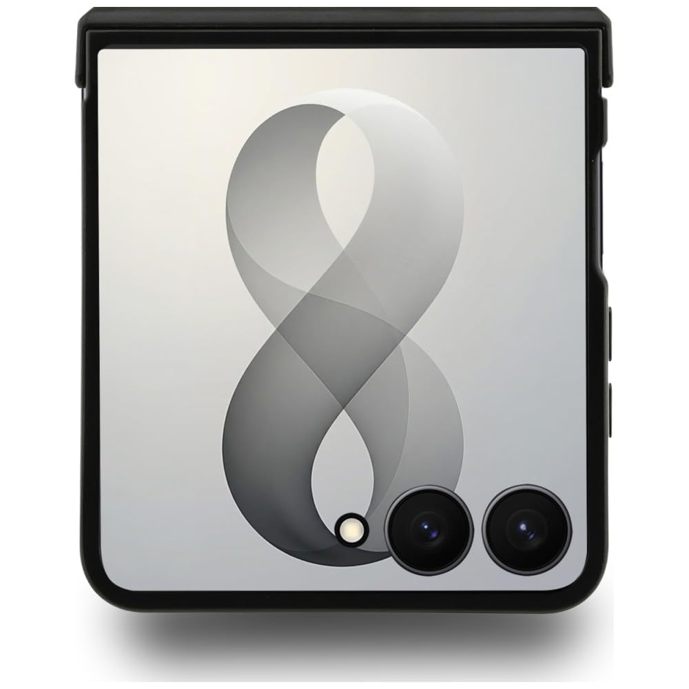 CG MOBILE Karl Lagerfeld Saffiano Karl&Choupette Pin - Custodia per Samsung Galaxy Z Flip8 (nero)