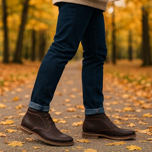 Nautica Men's Chukka Boot: Dress Casual Lace-Up Ankle Shoe Oxfords & Desert Boots-Largo-Brown Size-10 - image 2