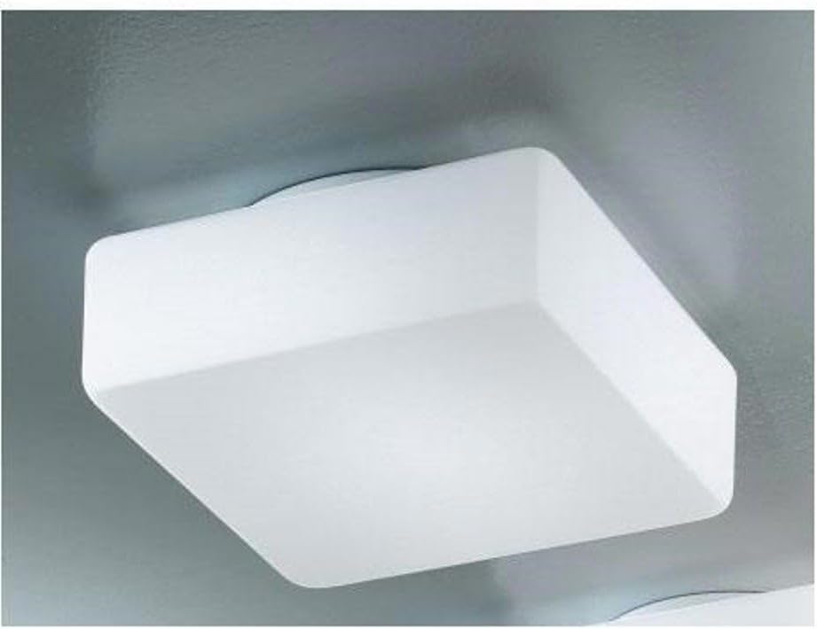 PLAFONIERA IN VETRO QUADRO KREA DESIGN 23390