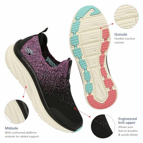 Image of Skechers Women D'Lux Walker Wrap Party Walking Shoes