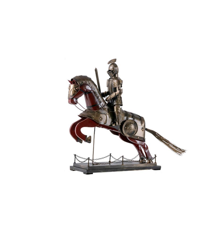 Statua średniowiecznego rycerza, figurka kolekcjonerska templariuszy statua rzeźba figurka model rycerza, B good