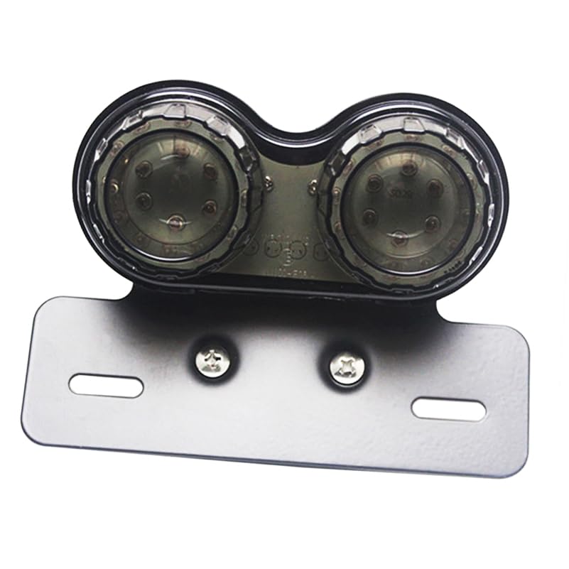 Feu arrière LED pour motos personnalisées avec clignotants et support robustes