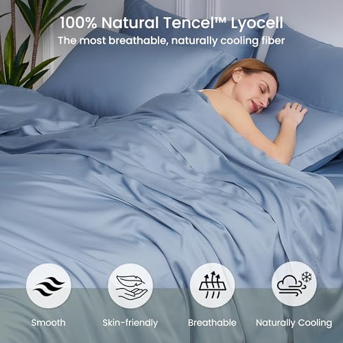 Amélie Home Queen Size Tencel Lyocell Duvet Cover Set - image 3
