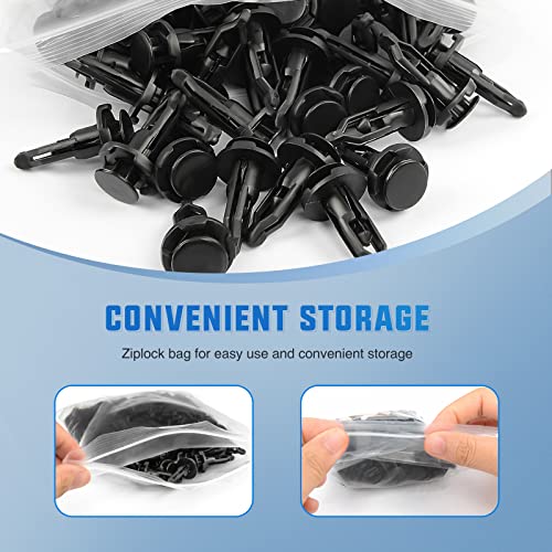 Yesker 240 PCS Bumper Clips Car Push Retainer Clips with 1 PCS Fastener Remover, Automotive Body Parts & Trim Panel Clips - 6.3mm 8mm 9mm 10mm Expansion Screws Replacement Kit - Image 6