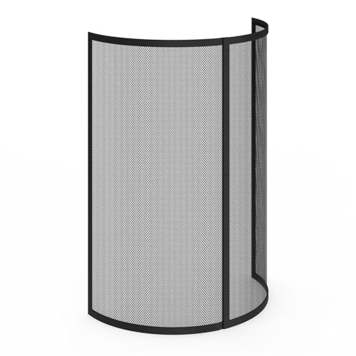 IDMarket - Grille de Protection Pare feu 1 volet pour poêle et cheminée