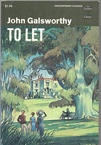 TO LET by JOHN GALSWORTHY Scribners 1920 1921 1... B08LLBC8ZV Book Cover