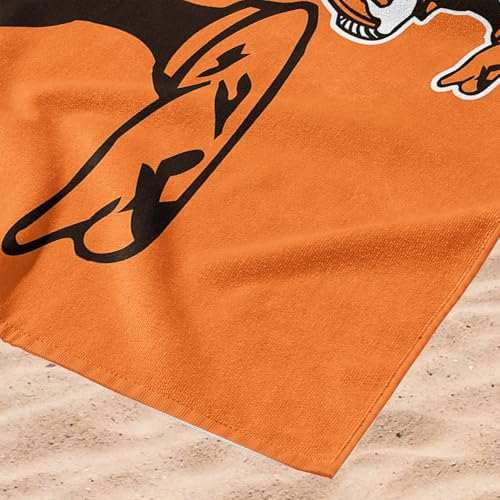 Image of Northwest NFL Cleveland Browns Microfiber Beach Towel, 30 x 60 Inches - Quick Dry, Sand Resistant, Lightweight, Highly Absorbent, Incisor Design