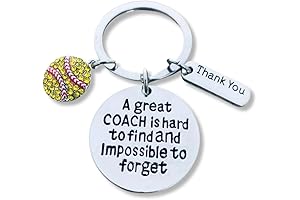 Softball Coach Keychain - A Thoughtful Gift for the Strategist