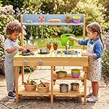 Costzon Wooden Kids Play Kitchen...