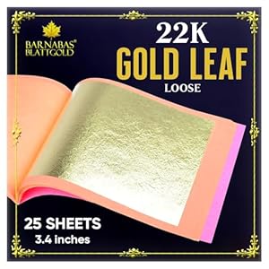 Barnabas Blattgold 22 Karat, 25 Blätter