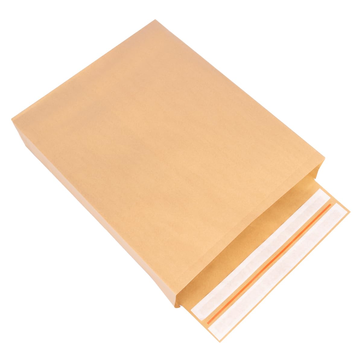 verpacking 50 tasche pieghevoli, 570 x 450 x 100 mm, con fondo adesivo, doppia chiusura adesiva e filo