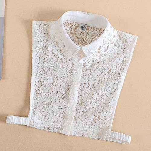 Fake Collar Detachable Dickey Collar Blouse Half Shirtirt False Collar Casual Decor4