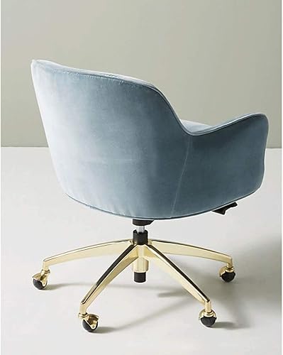 Miniatura 6 de YYDS Chair Flannel Gaming Chair Rotatable Reclining Computer Chair with Fixed Armrest for Bedroom and Living Room Office Chair Ergonomically (Color