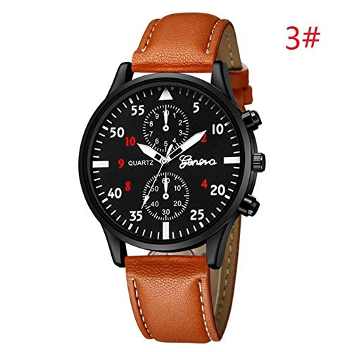 Preisvergleich Produktbild TIANJJ Uhren Mode Sport Armbanduhr Herrenuhr Lederband Militäruhren Herrenuhr Herrenuhr