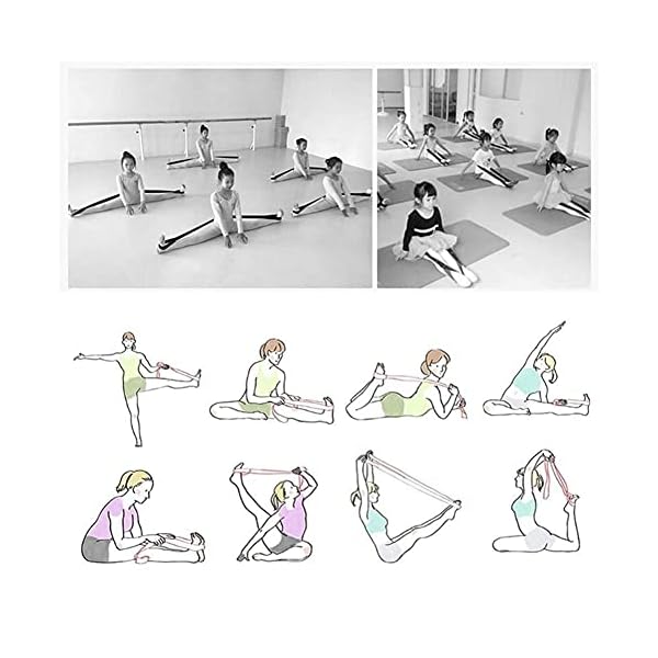 WowDude-Latest-Childrens-Dance-Training-Elastic-Band-Stretching-Straps-Multi-Loops-Adjustable-Exercise-Bands-Elastic-Exercise-Band-Leg-Exercise-Yoga-Equipment-for-Home-Workouts-8-Loops WowDude Latest Children?s Dance Training Elastic Band Stretching Straps Multi Loops Adjustable Exercise Bands Elastic Exercise Band Leg Exercise Yoga Equipment for Home Workouts-8 Loops