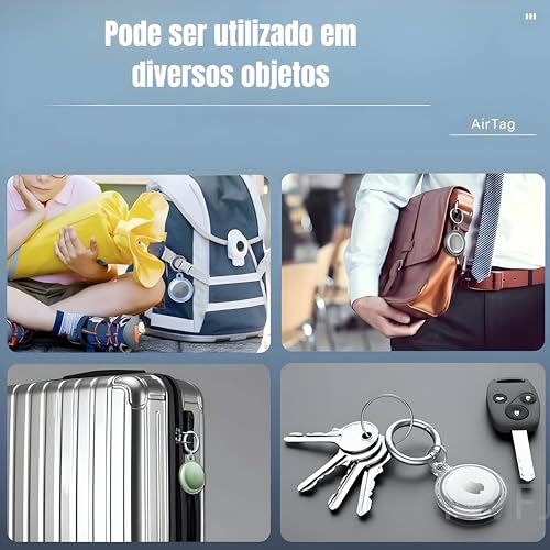 Capa Chaveiro para Airtag a Prova D'água Proteção Total para Mala, Bolsa, Pet (Rosa)