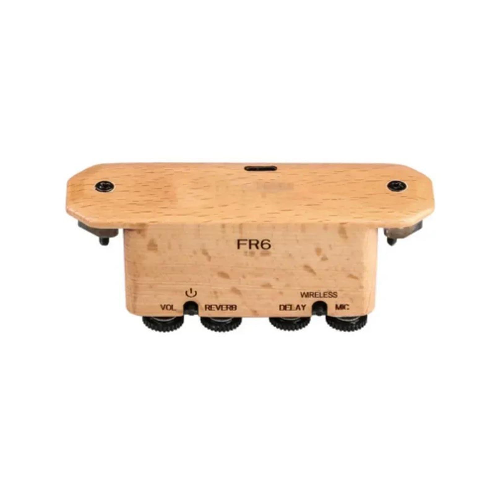 Pickup Per Chitarra Acustica Con Risonanza E Effetti Di Ritardo Di Riverbero FR6 Soundhole Clip-on Parti Di Pickup Ricaricabili