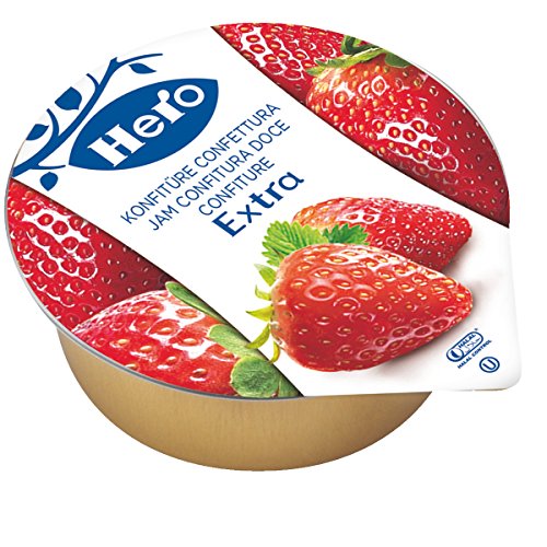 Hero - Confitura fresa - en porción de aluminio - 25 g...