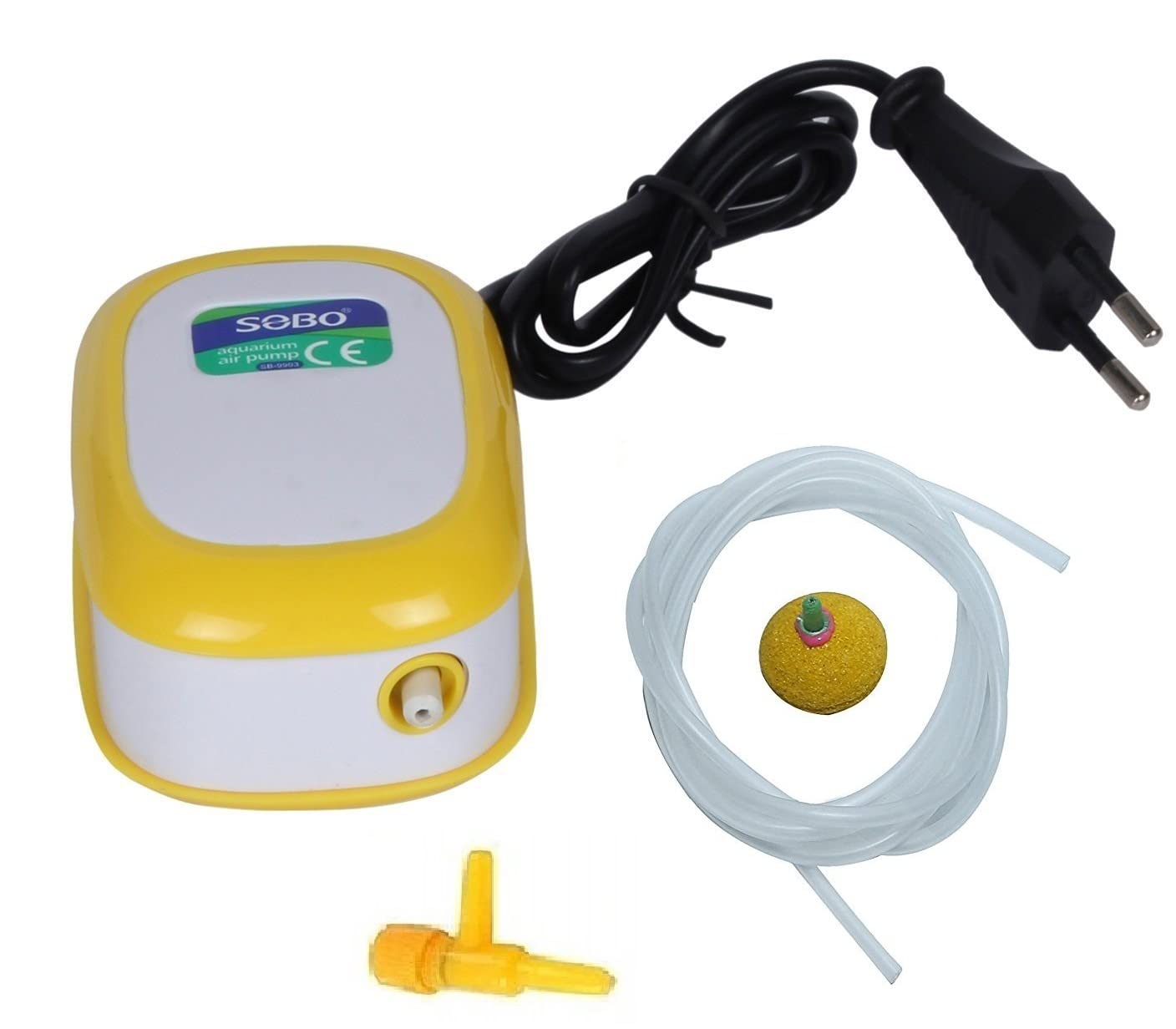 PREMIER PLANTS - Aquarium Air Pump Single Nozzle (Sobo SB-9903) with 3 Meter Pipe, 1 Air Controller and 1 Air Stones (B09M7D3DLW) Amazon Price History, Amazon Price Tracker