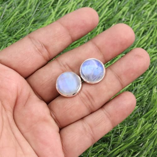 Mancuernillas de Plata 925 con Piedra Luna para Hombre miniatura 5