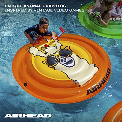 Airhead Llama Pixelated Inflatable Pool Float, Orange #TOP4