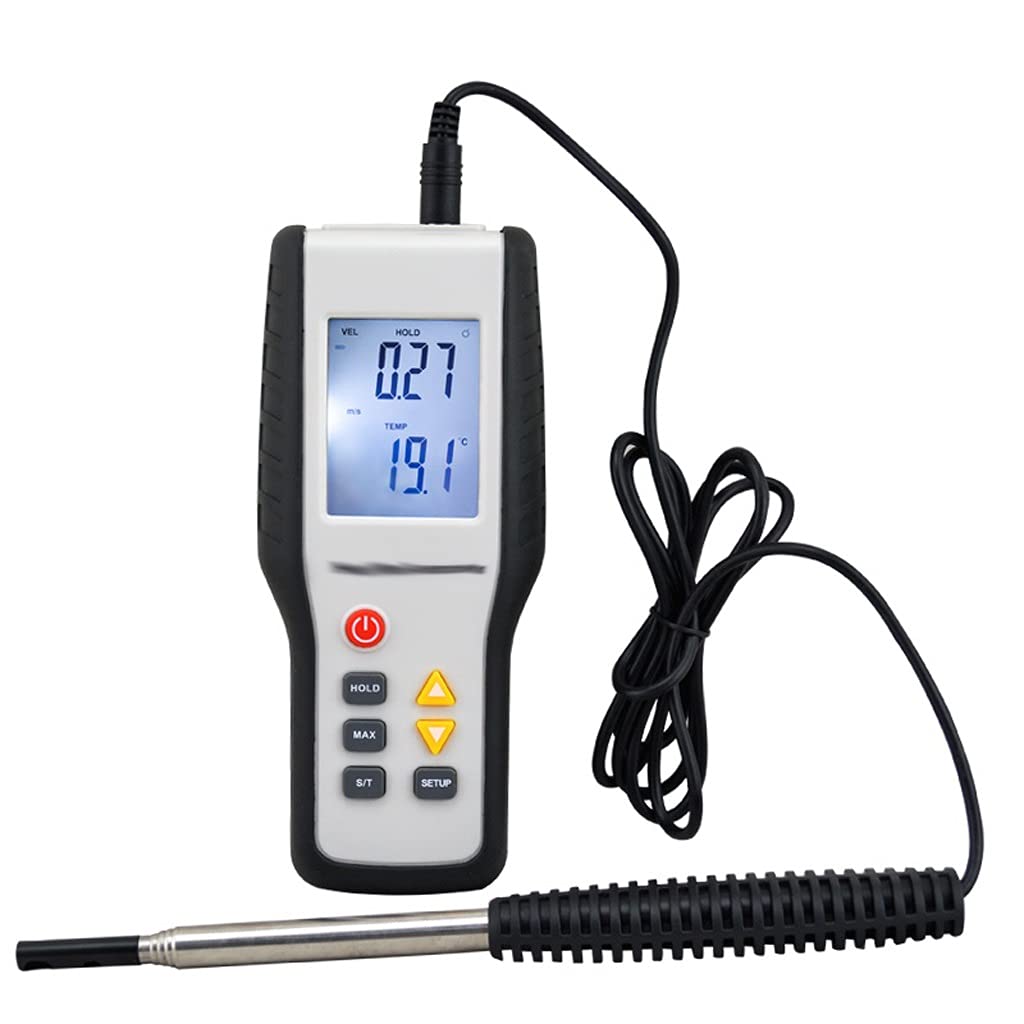 High Sensitivity Digital Portable Anemometer Thermal Data Recorder