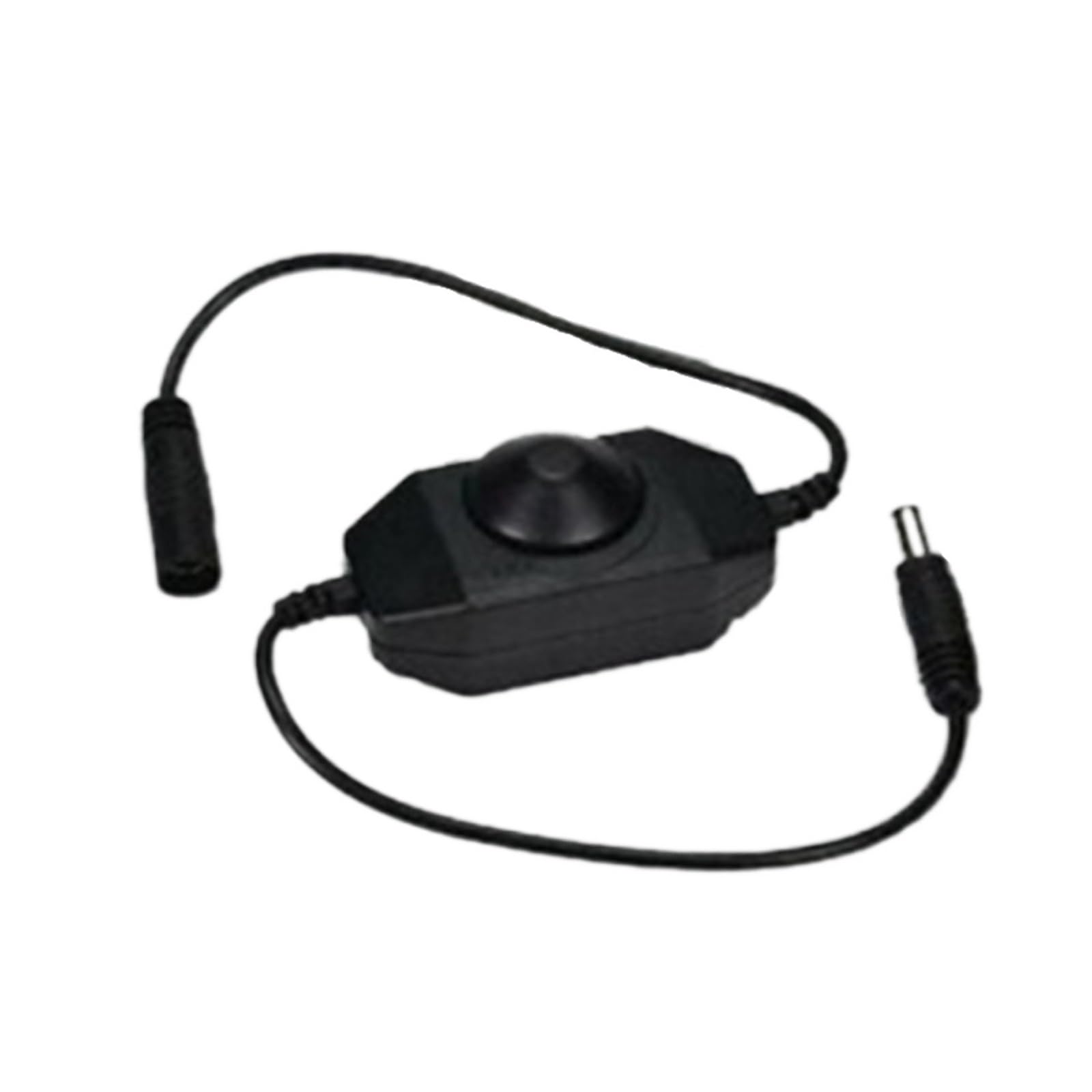 Bande lumineuse LED variateur manuel DC5-24V noir avec bouton rotatif de réglage