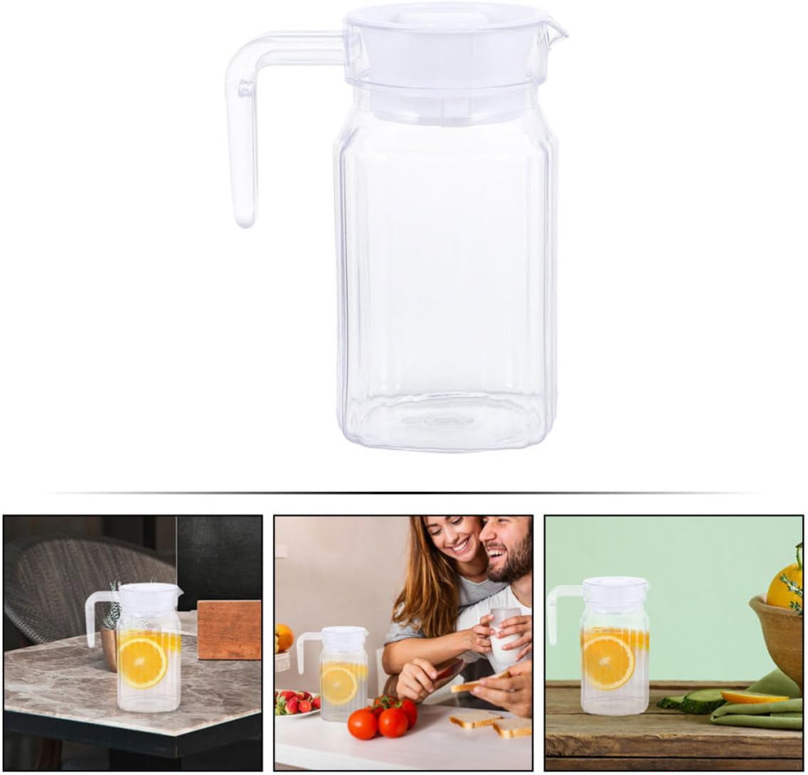 Ml Plastic Cold Water Jug with Spout and Cover for Kitchen
