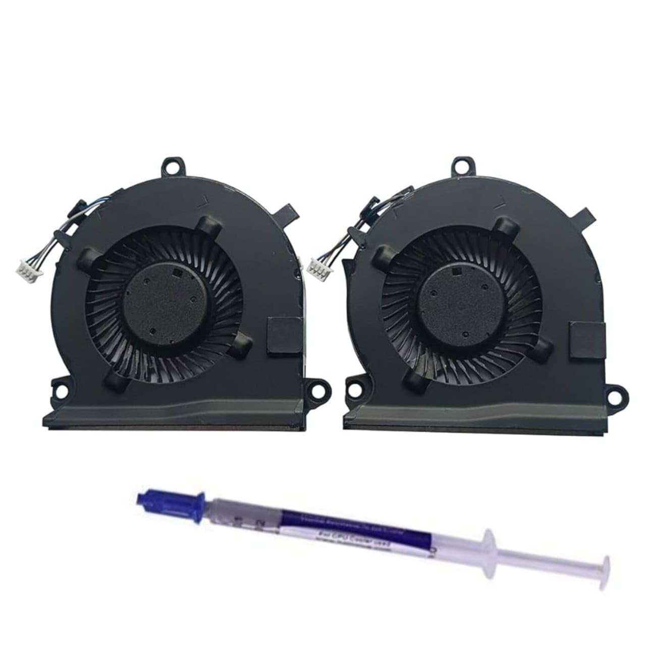 New CPU+GPU Cooling Fan Replacement for HP Pavilion Gaming 15-EC L77560-001 15-ec0001ne 15-ec0045AX 15-ec0013dx 15-ec0751ms 15-ec0075ax 15-ec0001ne Series Pair Fan with complimentary (thermal paste)-image-3