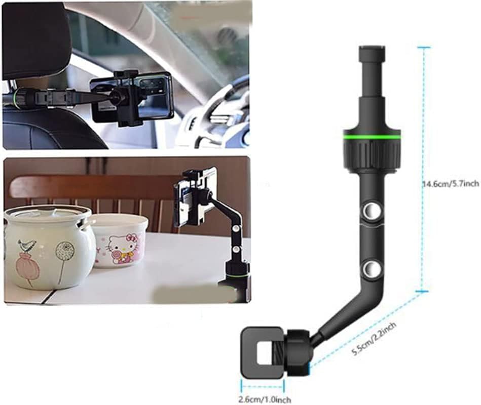 Image of Xtore Car Mirror Phone Holder (Pack of 1, Black)
