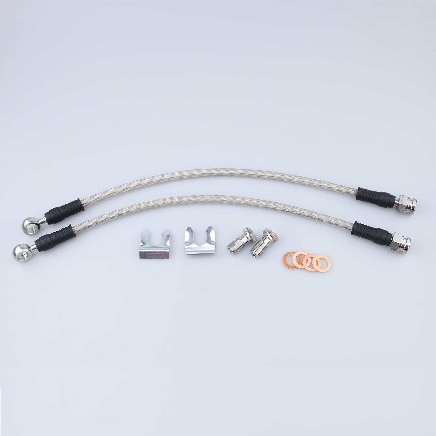 AC PERFORMANCE Universal Front Brake Hose for Chevrolet, Pontiac, FHK03S