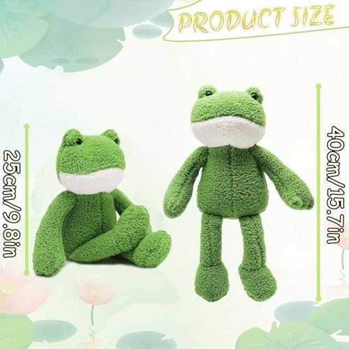 AlloFuu Kuscheltier Frosch Spielzeug, PlüSchtier Kuscheltier FröSche,Frosch Stofftier Gifts für Kinder Girlfriend