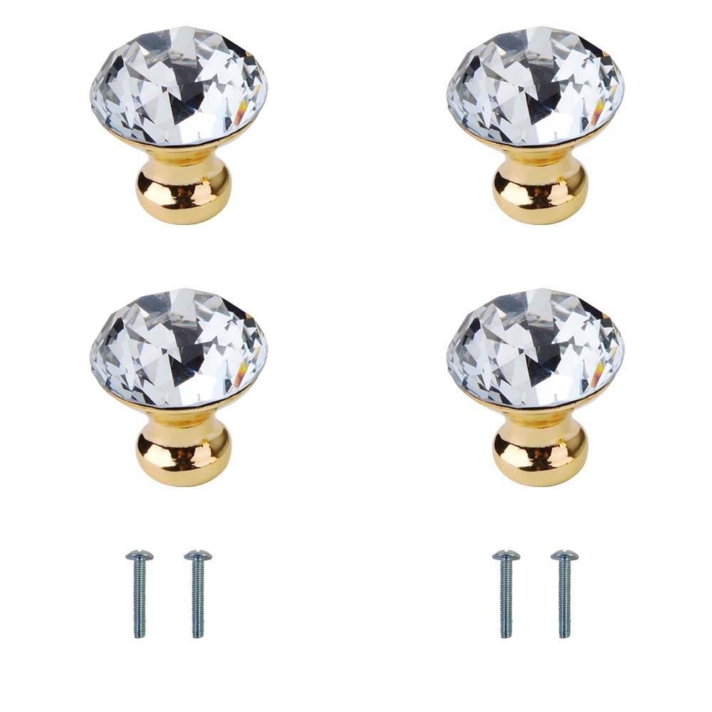 VOLO Crystal Drawer Knob- 1" (25 mm), Dressing Table knob (4Pcs) (B0B852FFR3) Amazon Price History, Amazon Price Tracker