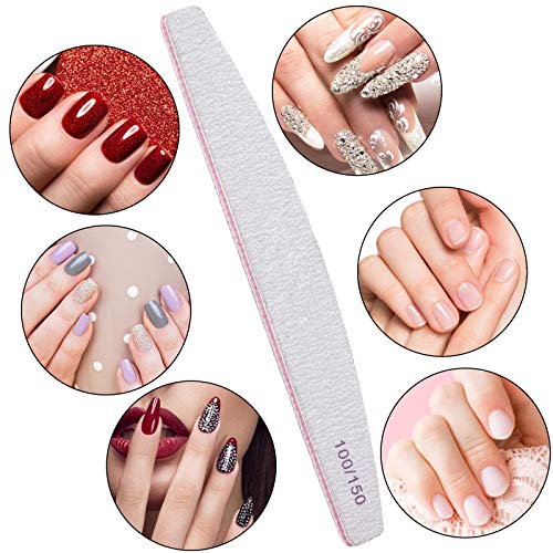 Nagelfeilen Für Gelnägel 18 Stück Feilen Für Gelnägel 100/150 Körnung Für Heim- Und Salonverwendung – Bild 6