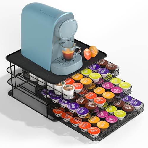 Porte Capsule pour Dolce Gusto, Masthome 3 Tiroirs de Rangement Capsules Dolce Gusto, Porte Dosette...